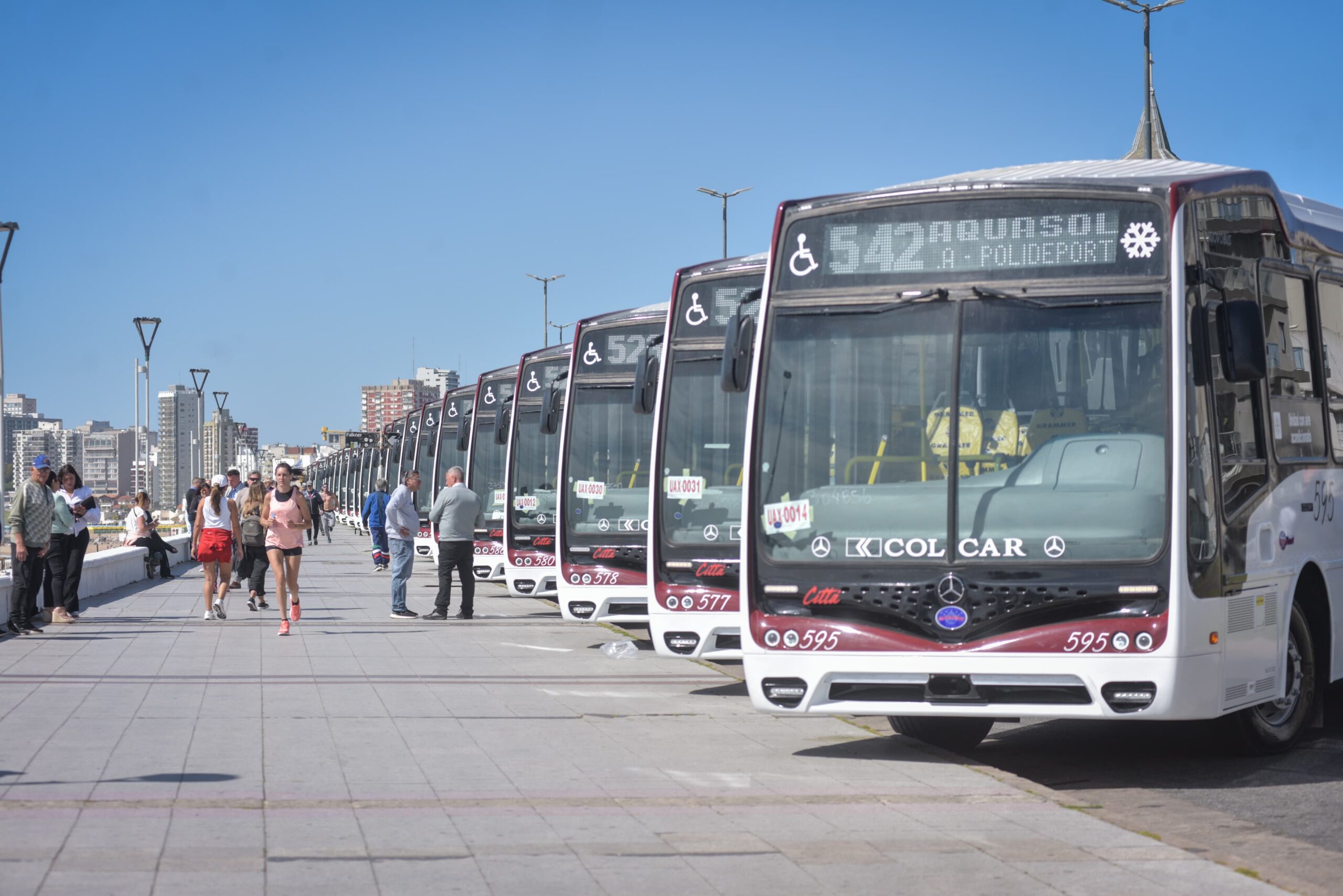 Presentaron 25 nuevos colectivos que formarán parte del transporte