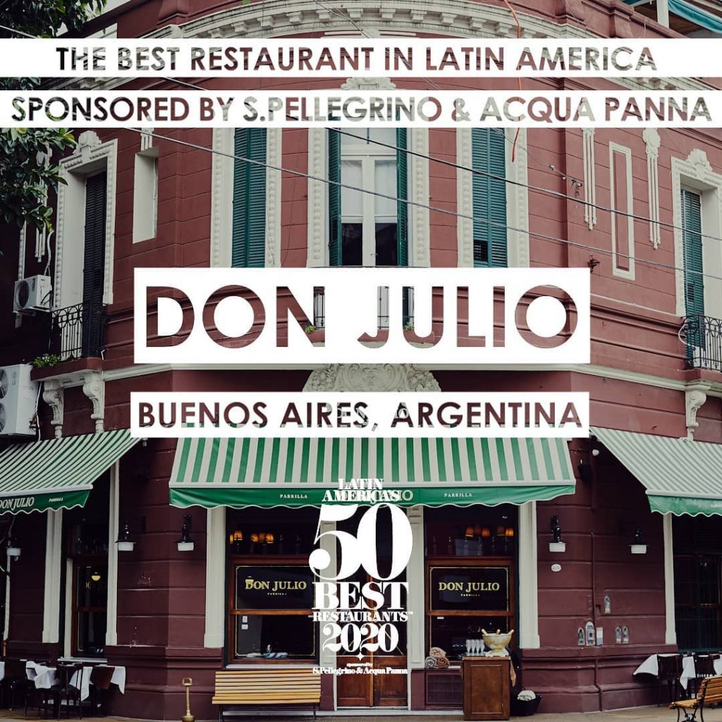 Don Julio, El Mejor Restaurante De América Latina - Bacap Noticias