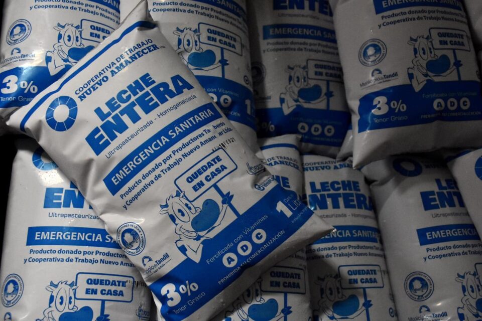 leche a comedores leche solidaria