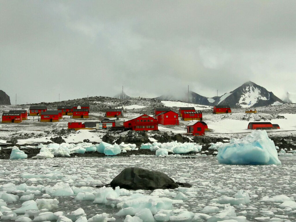 antártida argentina clima temperaturas