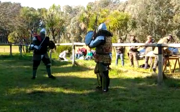 Noticias de Mar del Plata combate mediaval en Mar del Plata