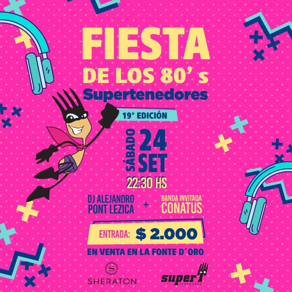 Super Tenedores celebra su tradicional Fiesta de los '80