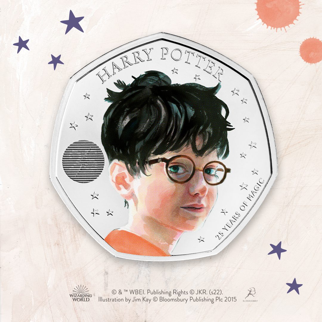Harry Potter llega las monedas en Reino Unido