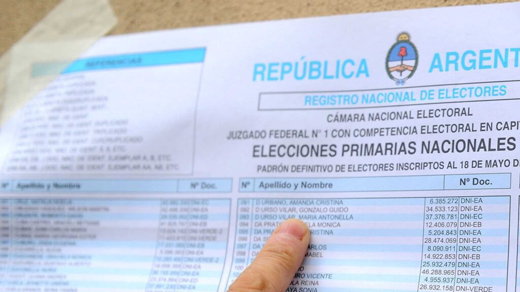 los documentos de identidad habilitados para votar