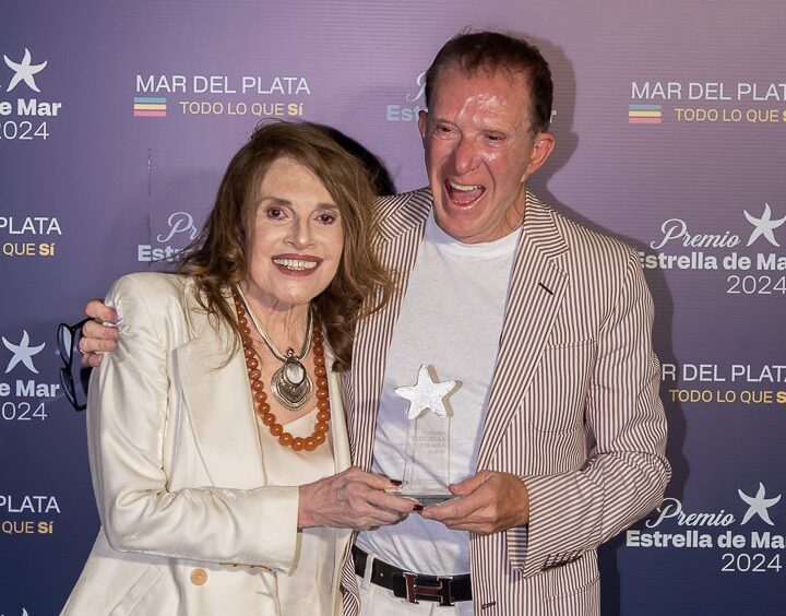 Leonor Benedetto y Néstor Saied