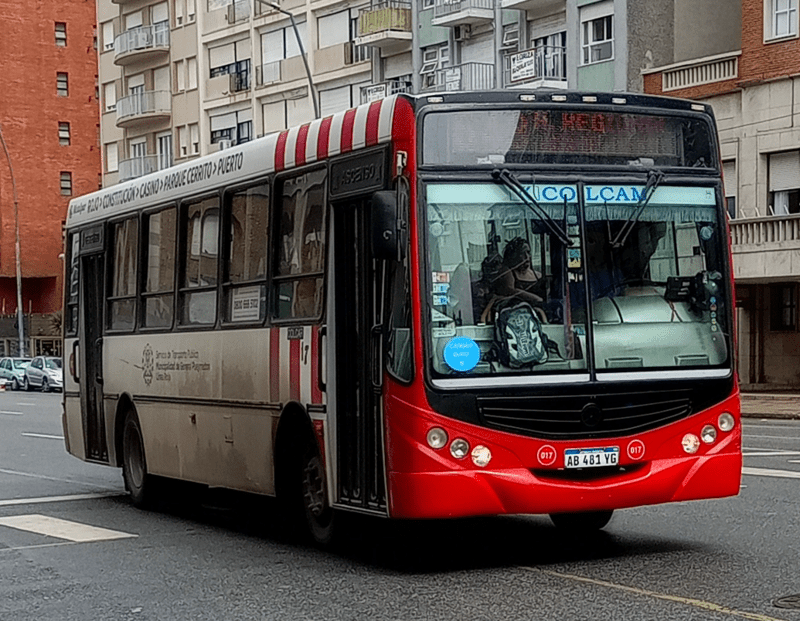 boleto de colectivo