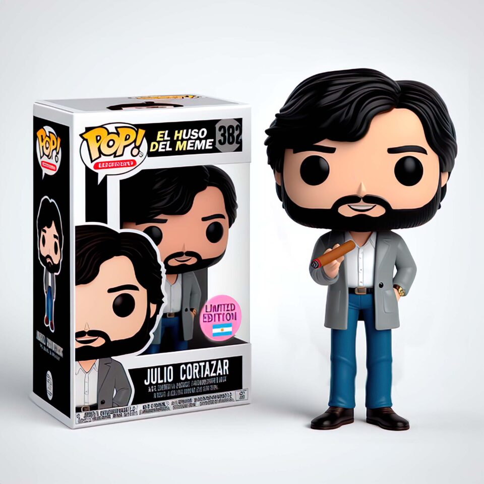 muñeco Julio Cortázar