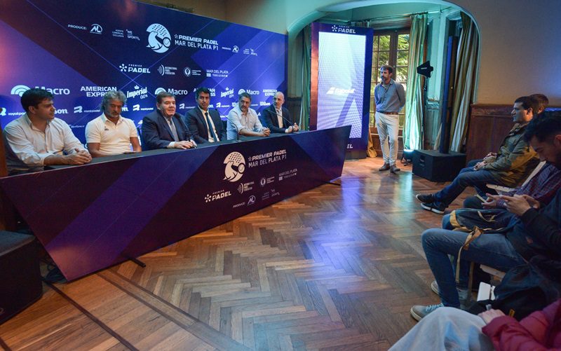 presentación torneo de pádel