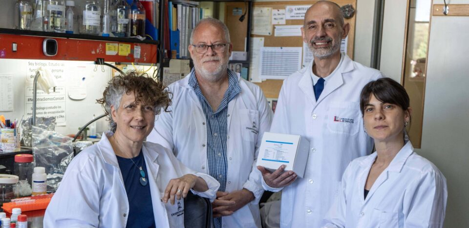 Equipo que desarrolló el kit de antígenos