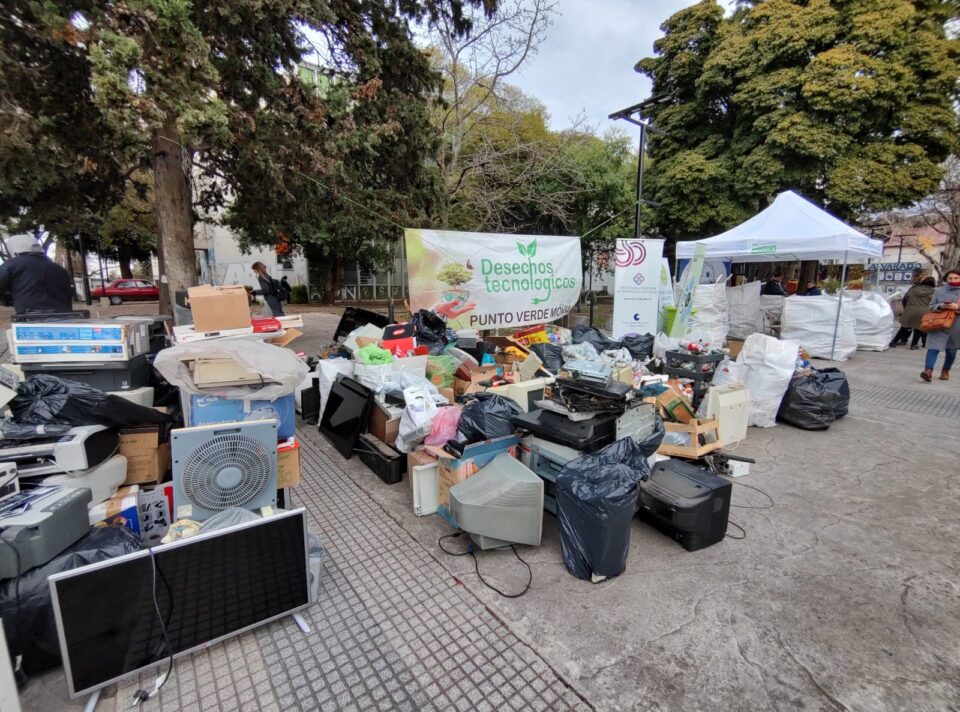 recepción de materiales reciclables