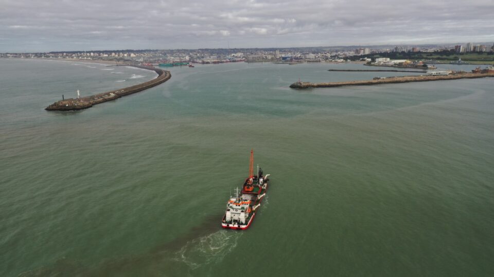dragado del puerto de Mar del Plata