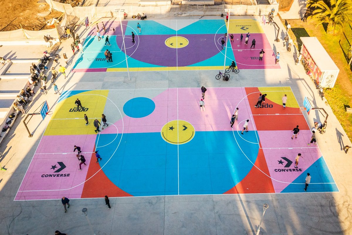 Canchas de básquet Plaza España