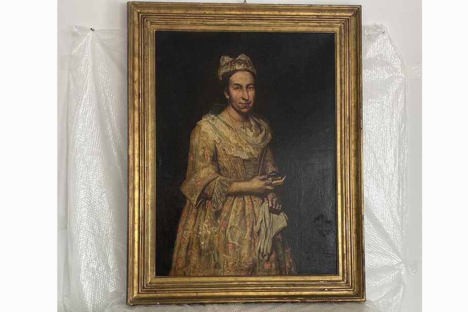 El peritaje determinó que la obra “Retrato de dama” fue pintada por el artista italiano Giacomo Antonio Melchiorre Ceruti.