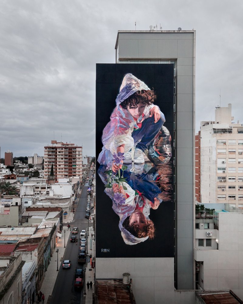 Mural de Martín Ron en San Nicolás.