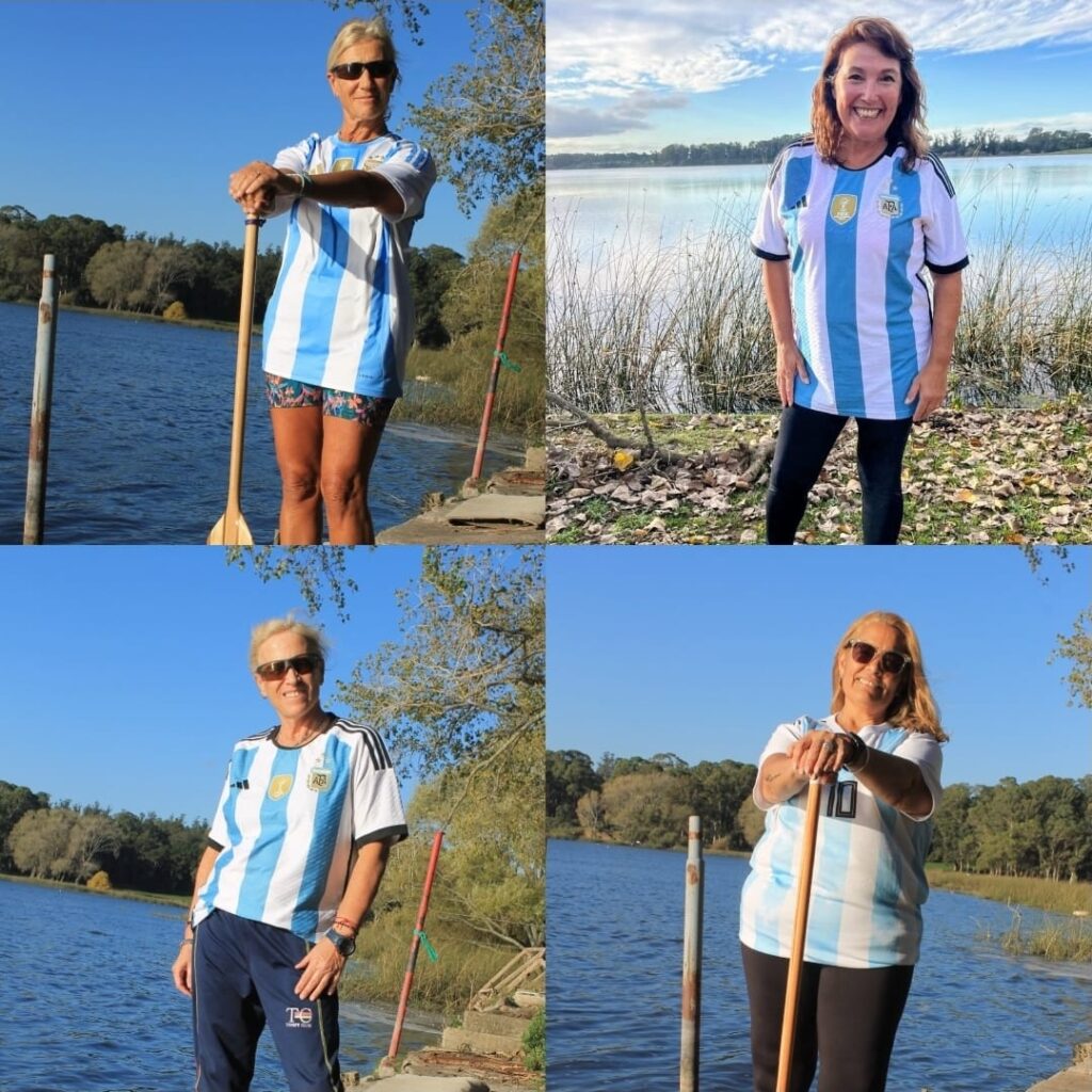 marplatenses en la selección argentina de remo en bote dragón