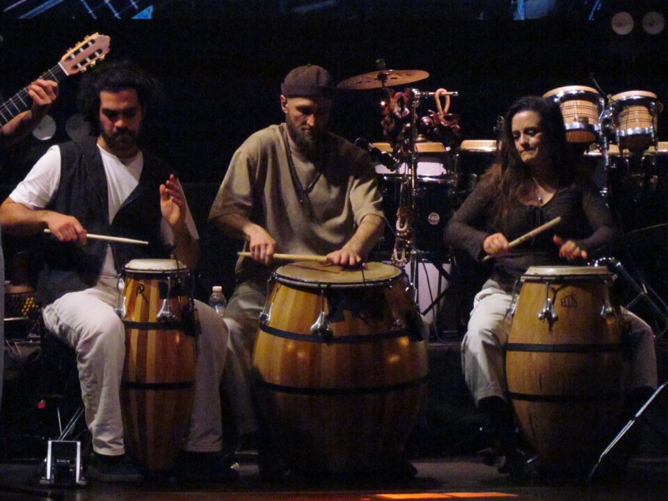  Marc Pinyol, Julio Sanrizz y Eva Catalá. Foto: Camila Spoleti.